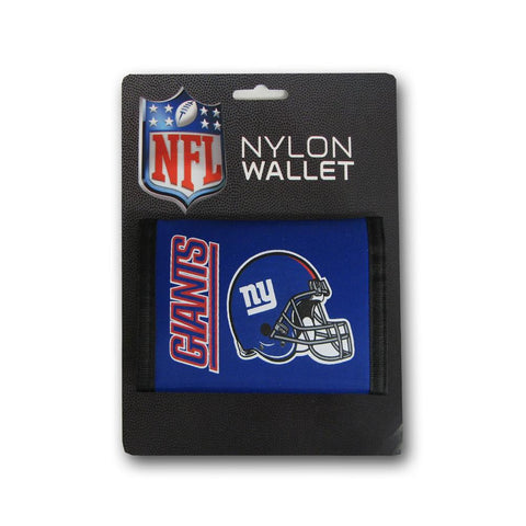 NFL New York Giants Tri-Fold Nylon Wallet