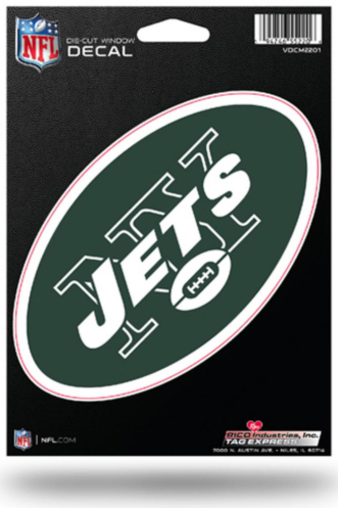 NFL New York Jets 5x6 Die-Cut Decal