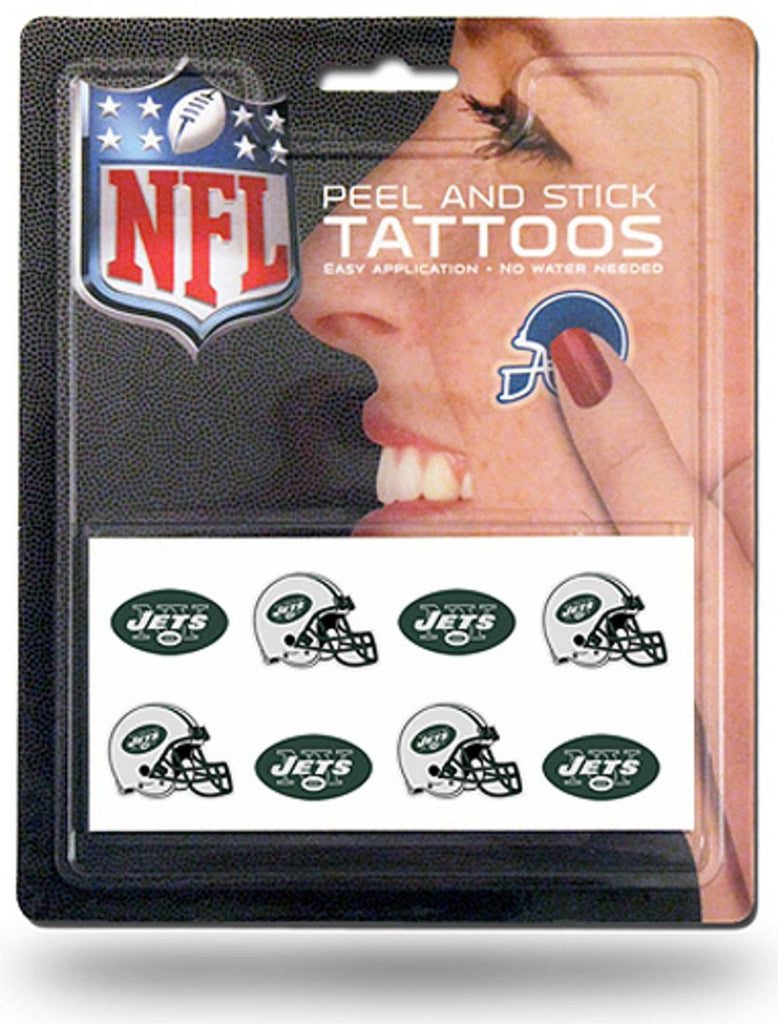 NFL New York Jets 8 Piece Temporary Tattoos