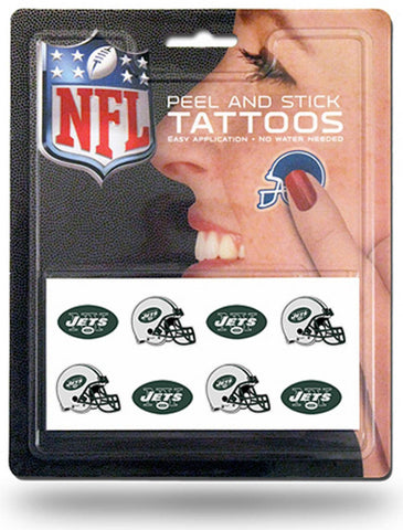 NFL New York Jets 8 Piece Temporary Tattoos