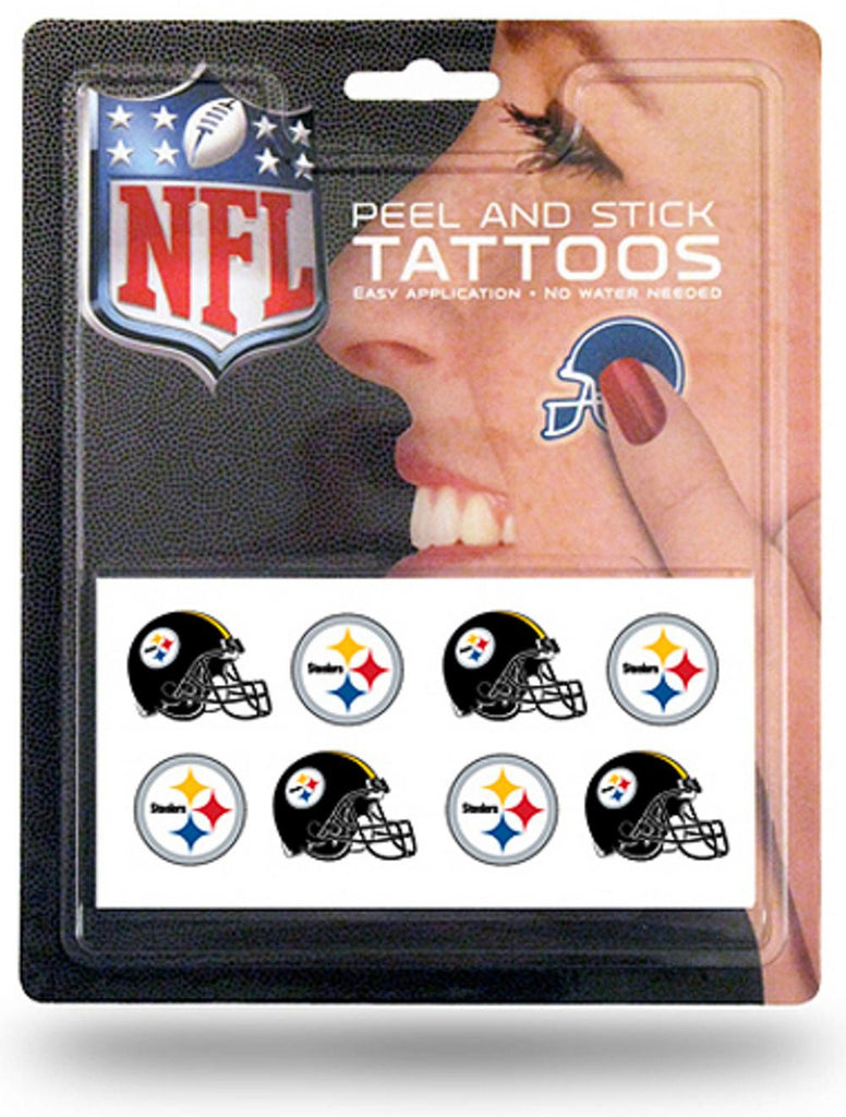 NFL Pittsburgh Steelers 8 Piece Temporary Tattoos