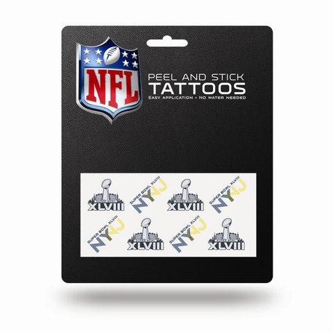 Rico Industries Super Bowl XLVIII (48) Temporary Tattoos