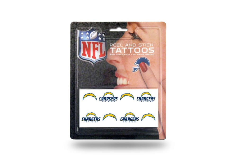 Rico Tattoo Sheet - NFL San Diego Chargers
