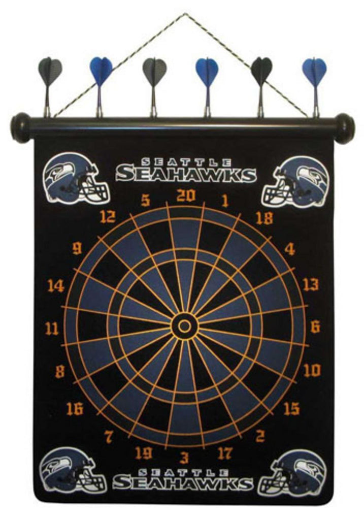 NFL Seattle Seahawks Magnetic Dart Board Set