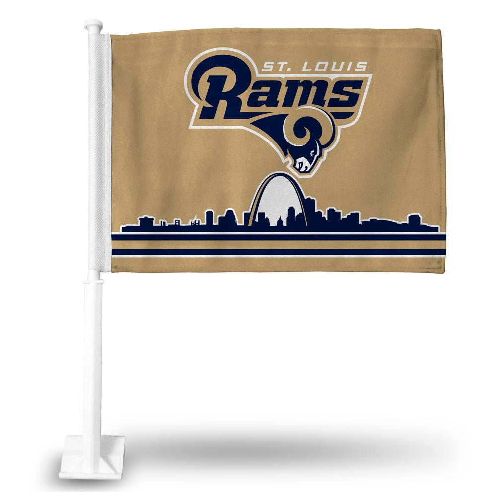 Rico Car Flag - NFL St. Louis Rams - Gold Flag