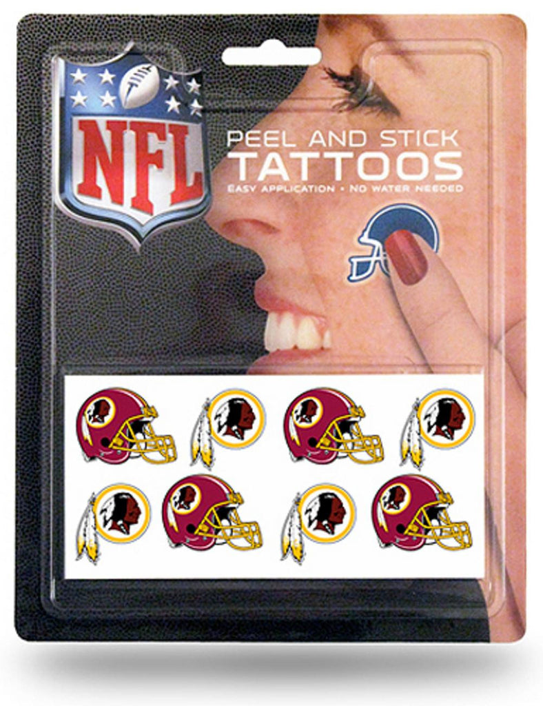 NFL Washington Redskins 8 Piece Temporary Tattoos