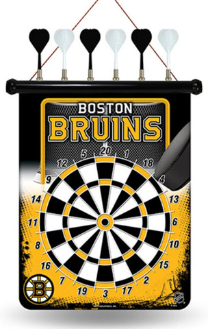 NHL Boston Bruins Magnetic Dart Board Set