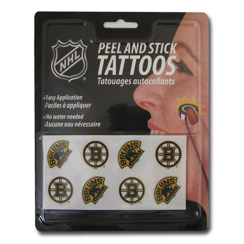NHL Boston Bruins 8 Piece Temporary Tattoos