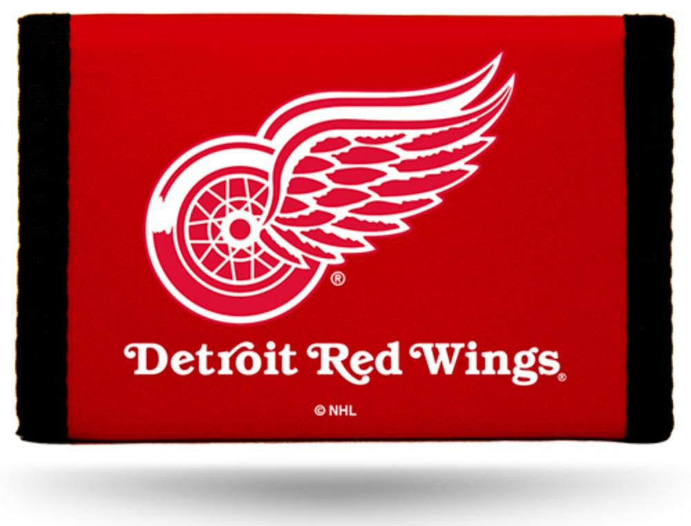 NHL Detroit Red Wings Tri-Fold Nylon Wallet