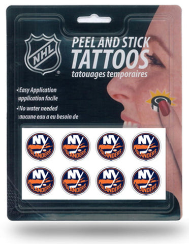NHL New York Islanders 8 Piece Temporary Tattoos