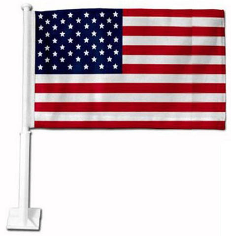 USA Red White and Blue Car Flag Heavy Duty Fabric