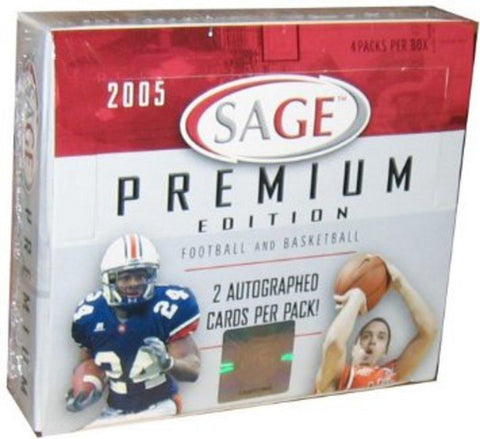 2005 Sage Premium Football Basketball