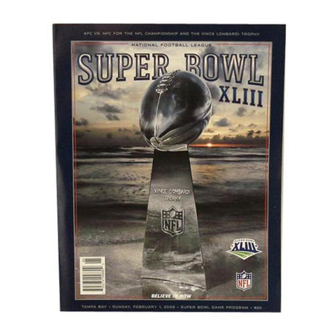 Super Bowl XLIII Game Program