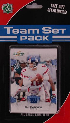 2008 Score NFL Team Sets- New York Giants