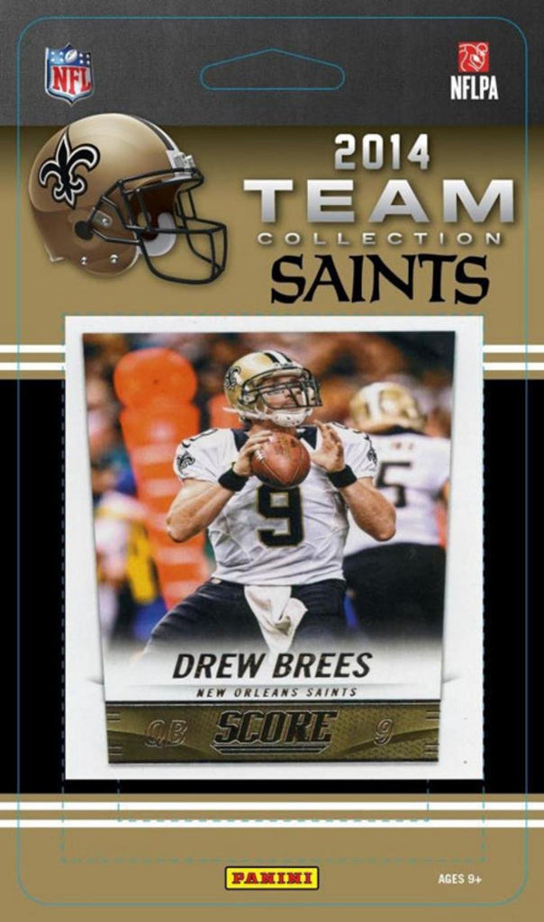 New Orleans Saints 2014 Score NFL Football Factory Sealed 11 Card Team Set with Drew Brees  Colston  Jimmy Graham Plus