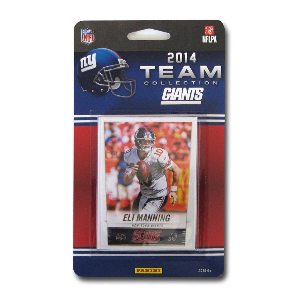 New York Giants 2014 Score NFL Factory Sealed 9 Card Team Set with Eli Manning  Victor Cruz  Odell Beckham Rookie Plus