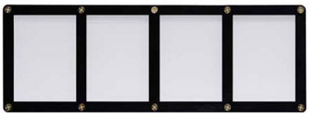 Ultra Pro 4-Card Black Frame Card Holder With Recessed Card Area