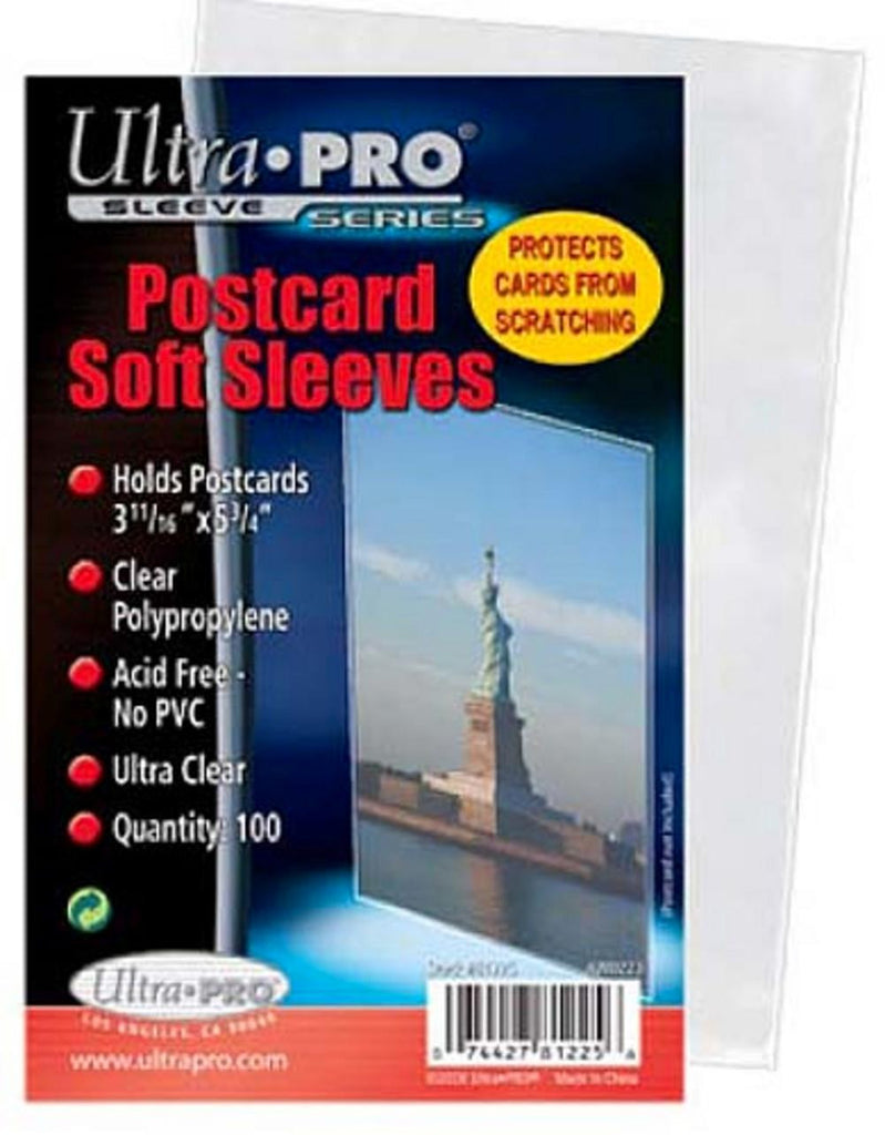 Ultra Pro Postcard Sleeves (100 Sleeves)