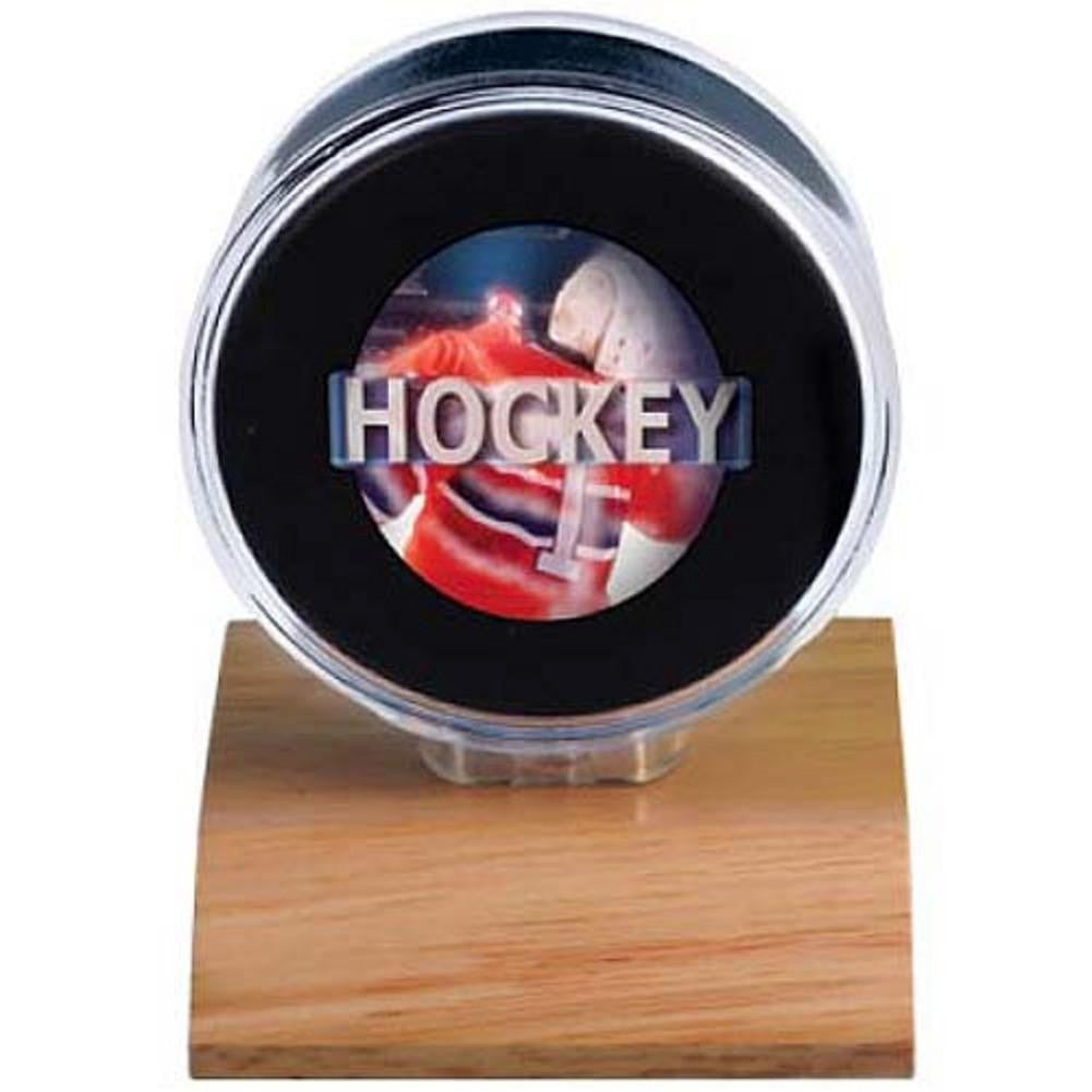 Ultra Pro  Drk Wd Puck Holder 81677