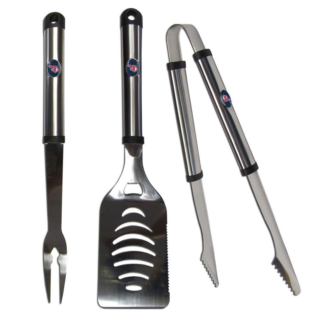 MLB Cleveland Indians Grilling BBQ 3 Piece Utensil Set