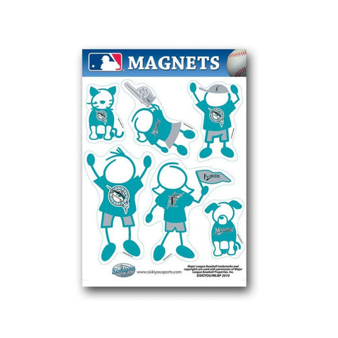 MLB Florida Marlins Family Magnet Set