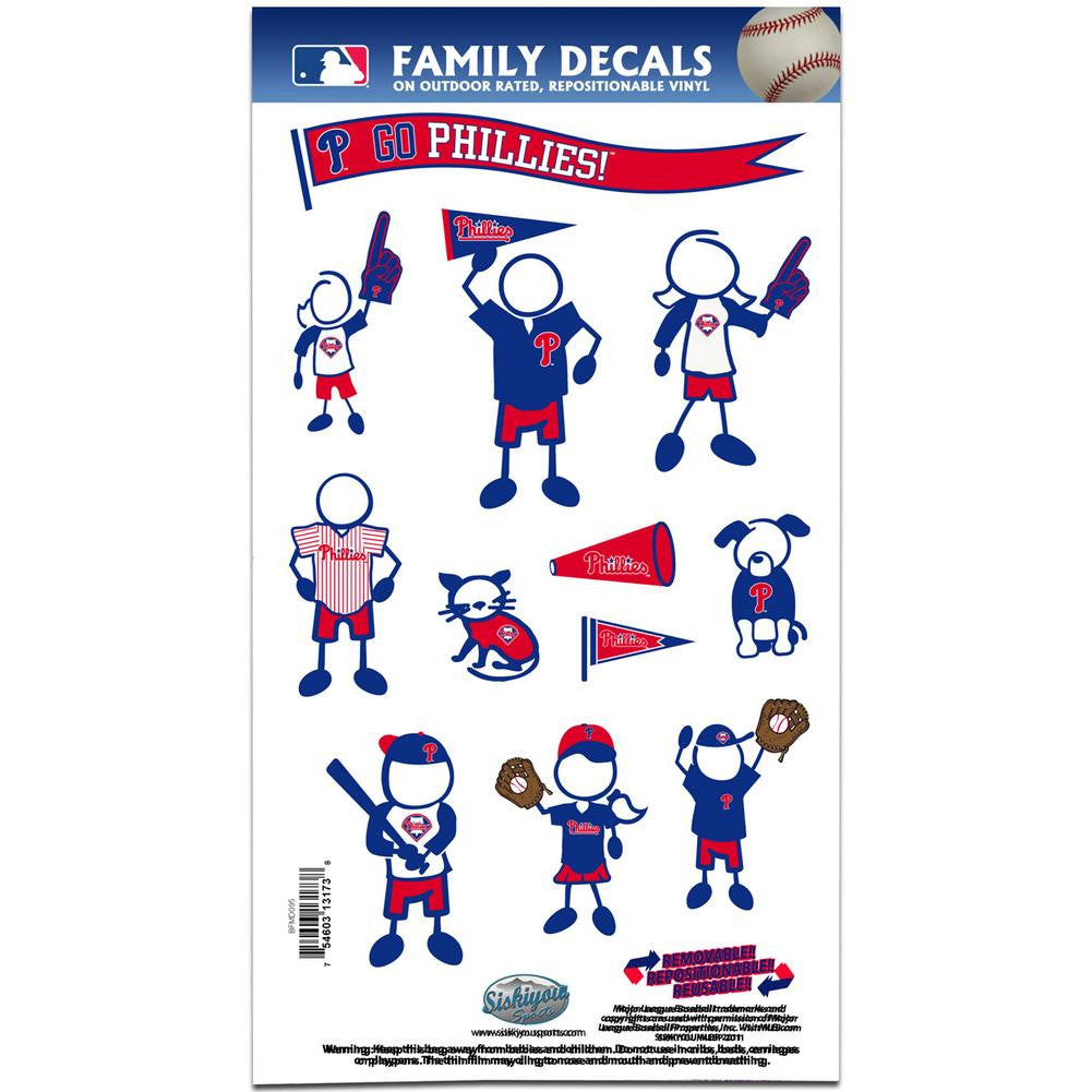 MLB Philadelphia Phillies Family Decal Set