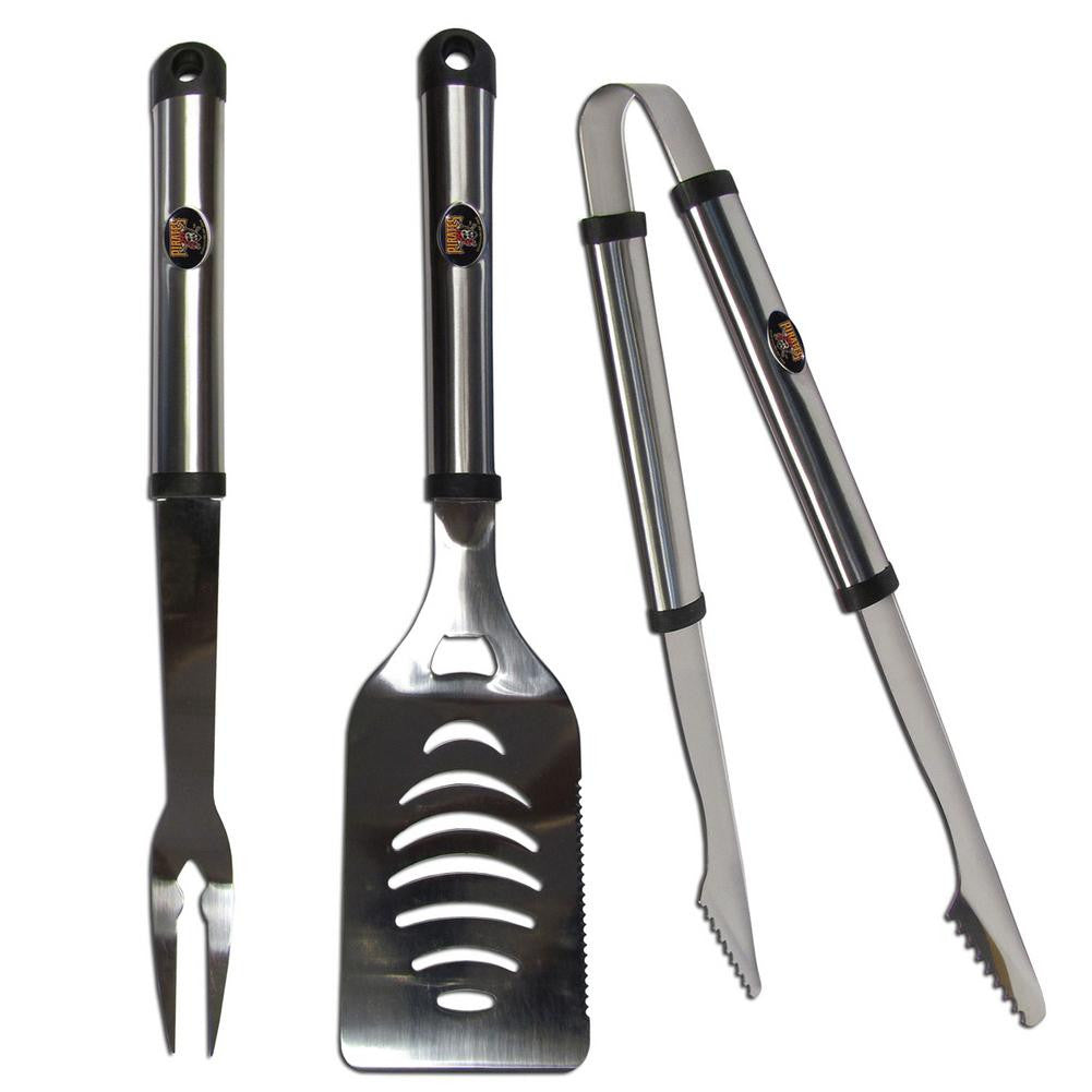 MLB Pittsburgh Pirates Grilling BBQ 3 Piece Utensil Set