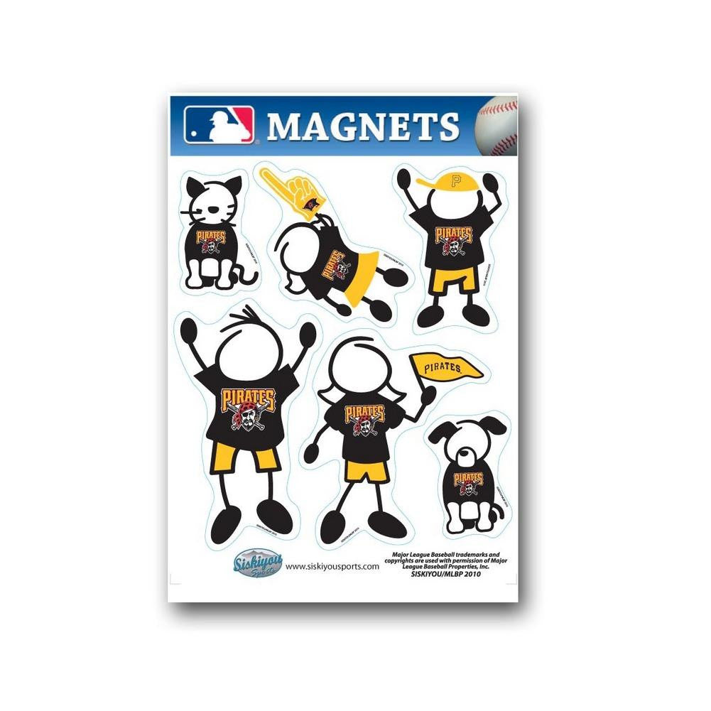 MLB Pittsburgh Pirates Family Magnet Set