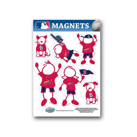MLB St. Louis Cardinals Family Magnet Set
