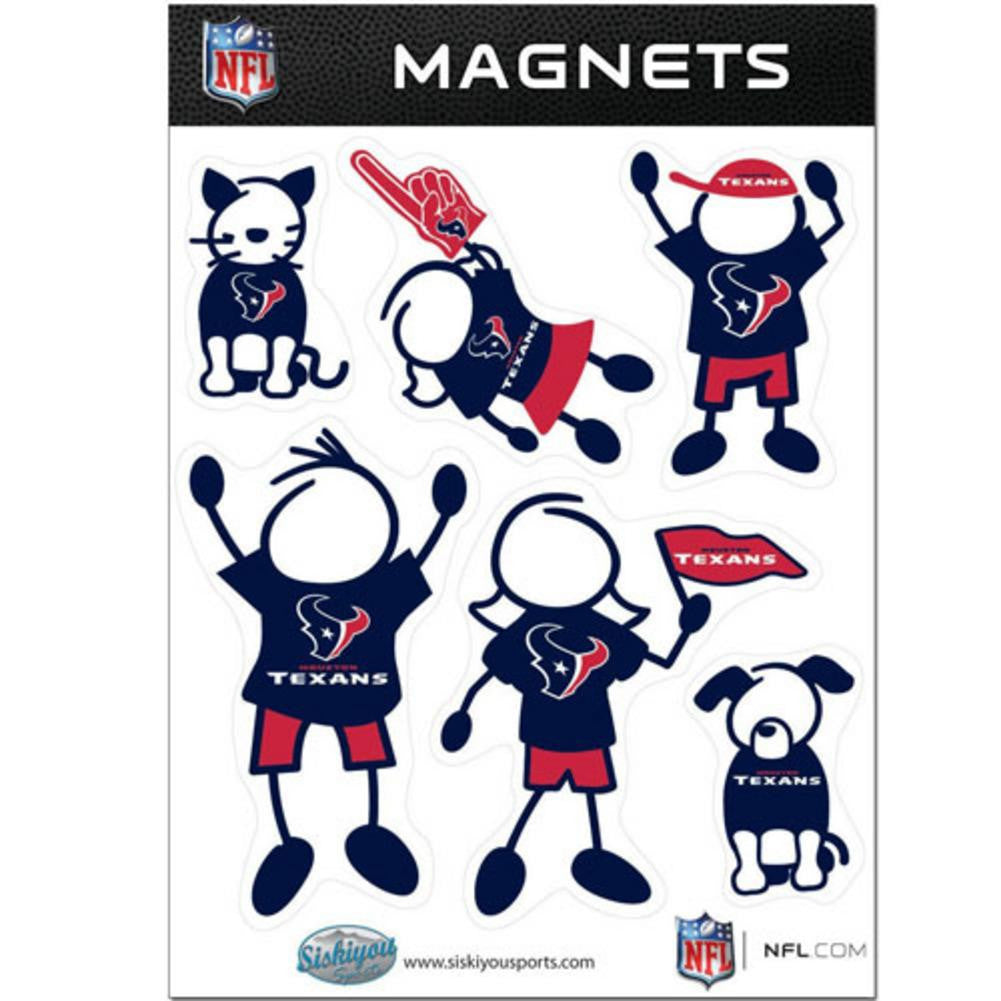 NFL Houston Texans Family Magnet Set