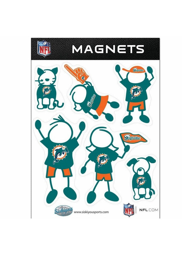 Family Magnets - Miami Dolphins