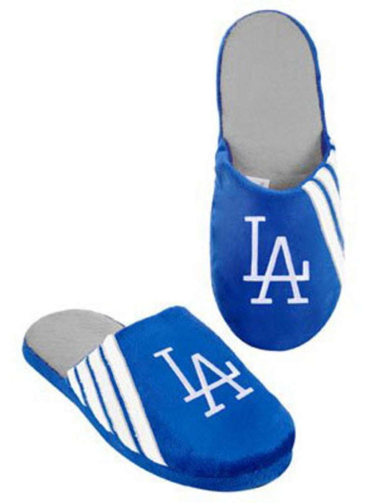MLB Los Angeles Dodgers Striped Slippers
