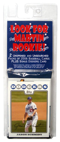 MLB Los Angeles Dodgers "Find the Martin Rookie Card" 2-Pack