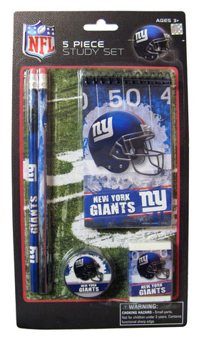 National Design NFL New York Giants 5-Piece Stationary Set