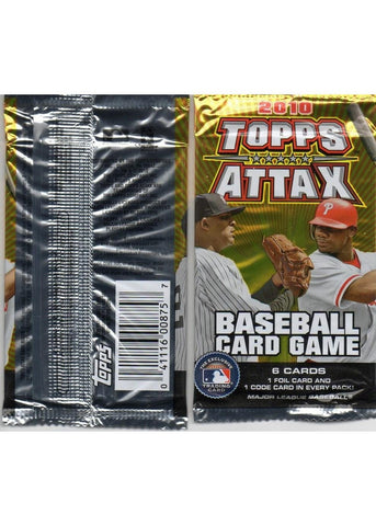 2010 Topps Attax MLB Individual Gravity Feed pack