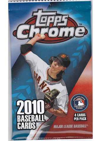 2010 Topps Chrome MLB Individual Blaster Pack