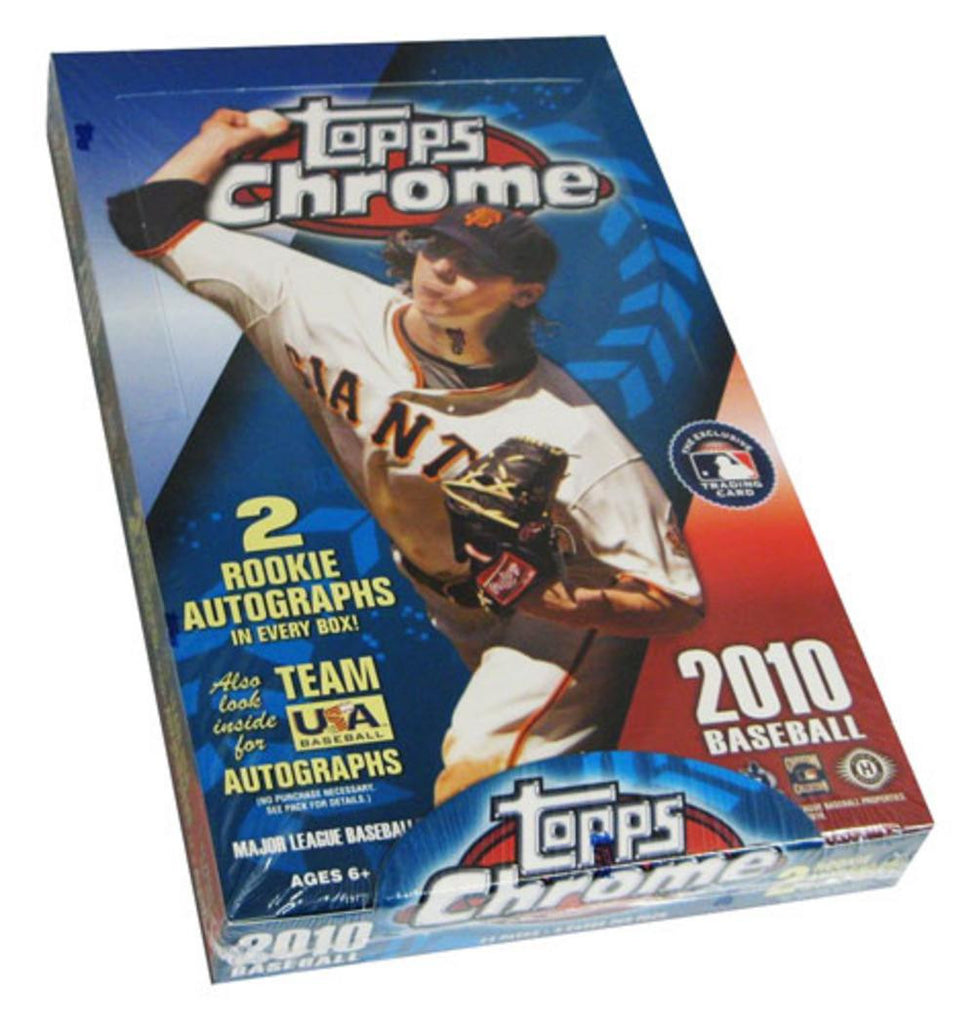 MLB 2010 Topps Chrome MLB Hobby Cards (24 Packs)