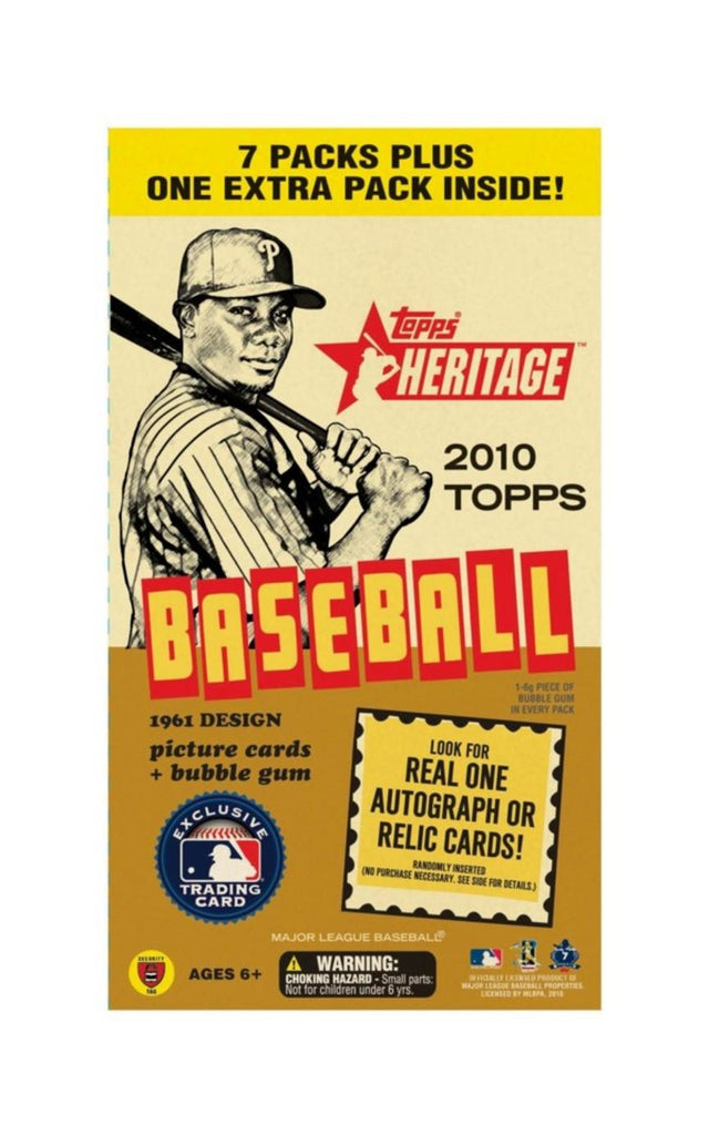 Topps 2010 MLB Heritage Blaster (8 Packs)