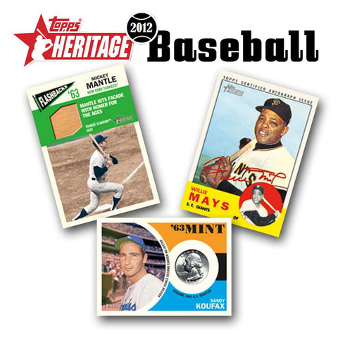 2012 Topps Heritage Gravity Feed Pack