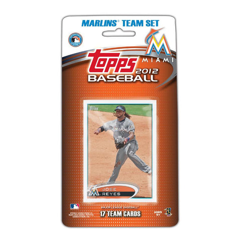 2012 Topps MLB Team Sets - Miami Marlins