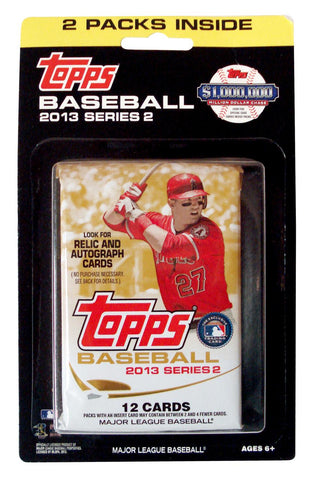 2013 Topps MLB series 2 , 2 Pack Blister