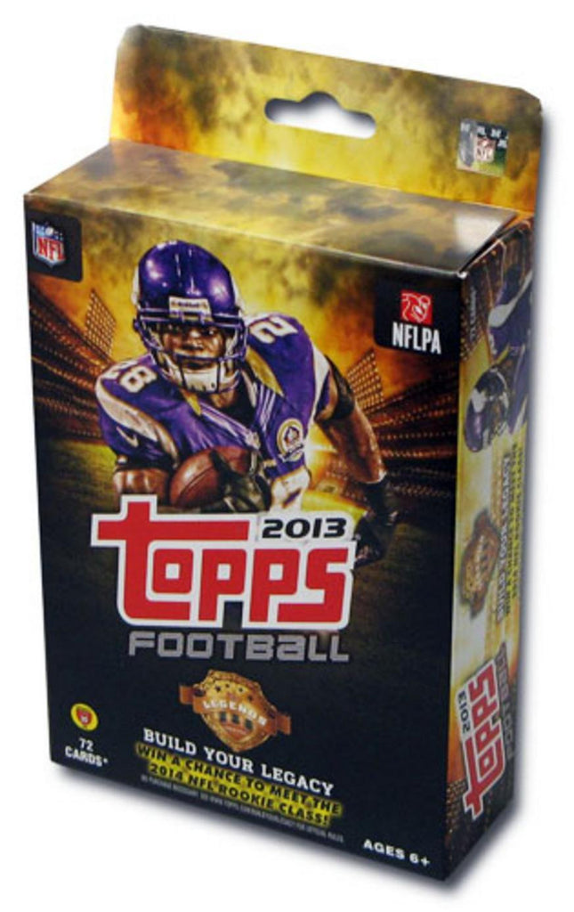 NFL 2013 Topps Football Hanger Box Trading Cards  72 Cards