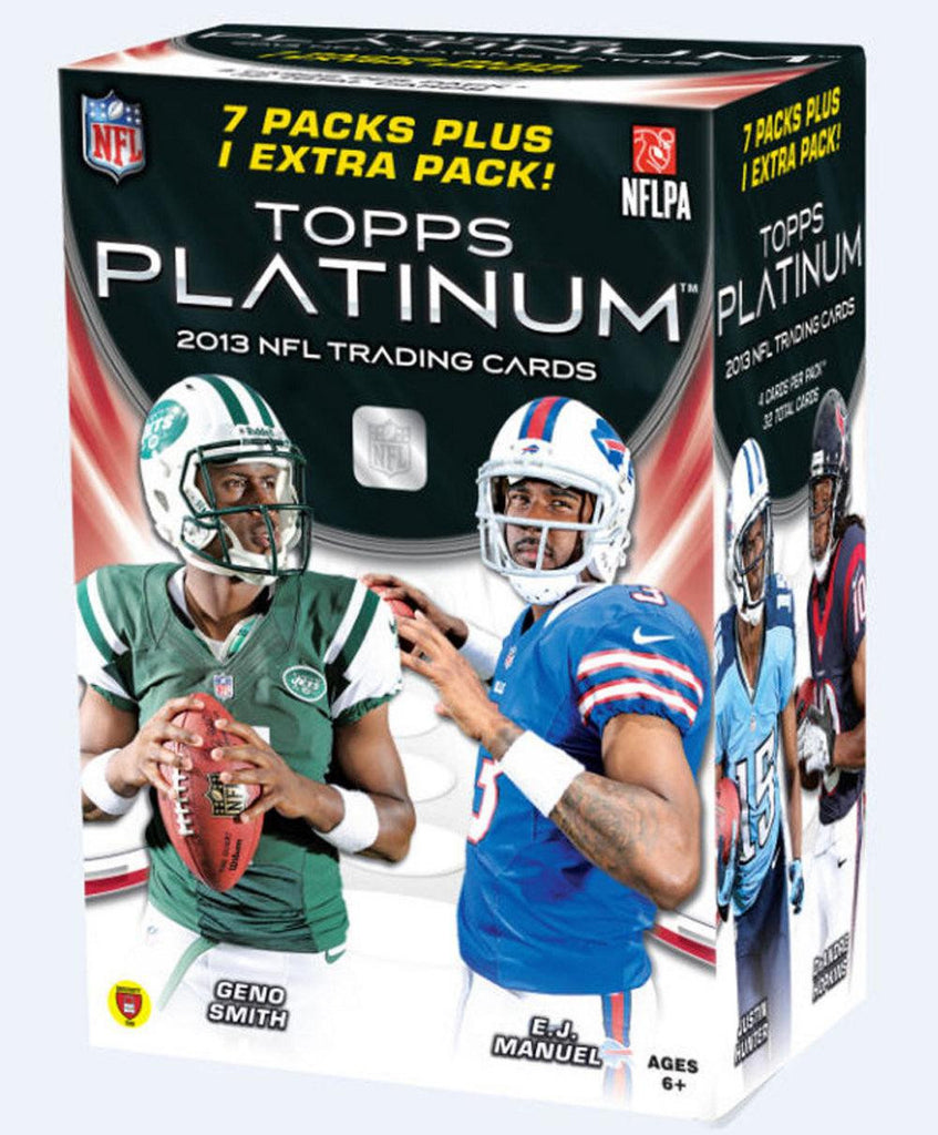 2013 NFL Topps Platinum Football Value Box