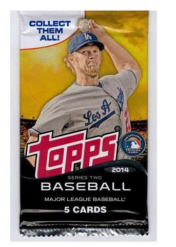 2014 Topps MLB Series 2 Individual Gravity Feed Pack