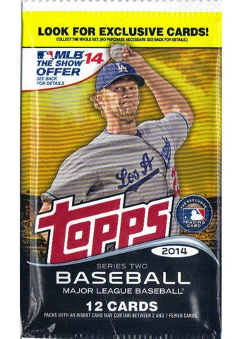 2014 Topps MLB Series 2 Individual Retail Pack