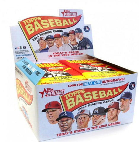 2014 Topps Heritage Baseball blister pack