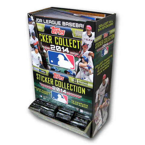 2014 Topps Baseball Sticker & Album Combo Display