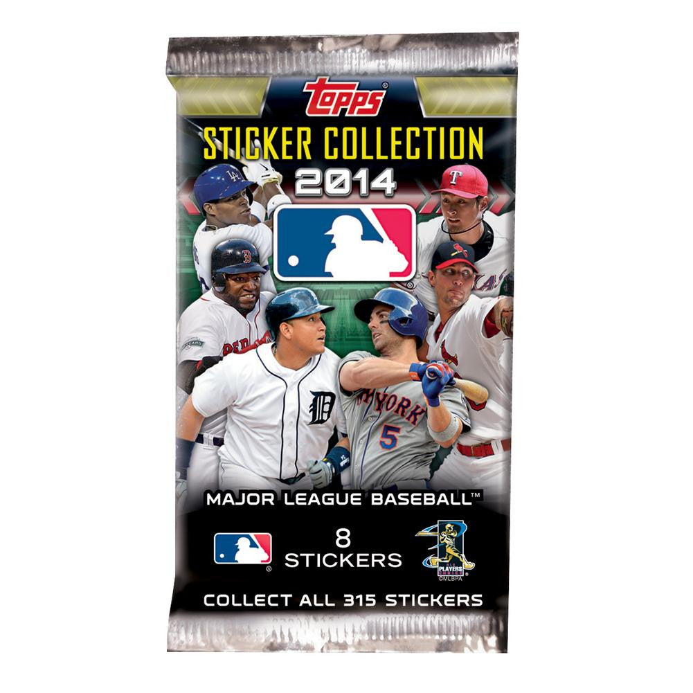 2014 Topps MLB Sticker Pack