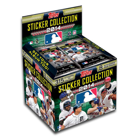 2014 Topps MLB Stickers - 50 Count box