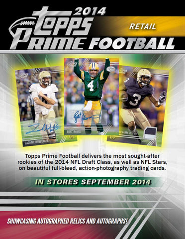 2014 Topps Prime Football Blasters